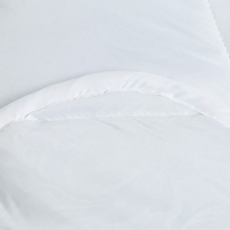 Blanket 172x205 cm, 300 gr/cm, bamboo fiber, microfiber, white color-2