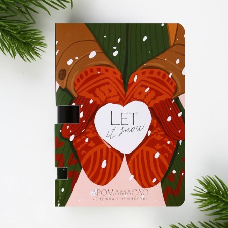 Aromamaed on the letter "Let it Snow", 5 ml, the aroma of freshness-4