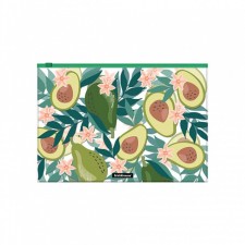 The convert folder on the A4 ZIP Molniya, 160 μm, Erichkrause Avocado Dusk, glossy, translucent, with print