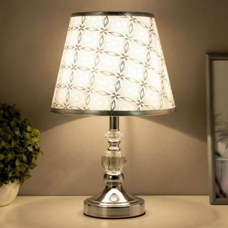 Dorothea table lamp E27 40W chrome 25x25x40 cm Risalux-2