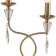 Luminaire Grace 2XE14 40W, size 28x8x41 cm, bronze color