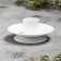 Lotus 2n candlelight of metal per 1 candle, 7.5x2.5 cm, white