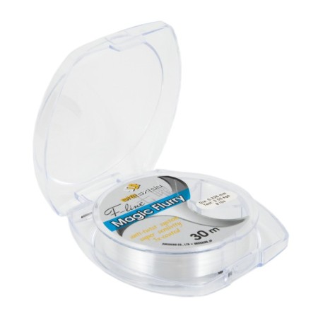 Flyorocarbon fishing line SHII Saido Magic Flurry, L = 30 m, d = 0.226 mm, test = 3.53 kg, transparent-4