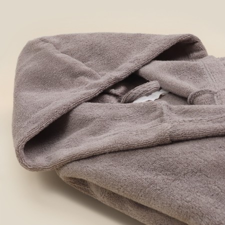 Terry robe with a hood Women's SL Home: Basic "Soft Mist", Rr. L, 100% HL, 420 g/m2