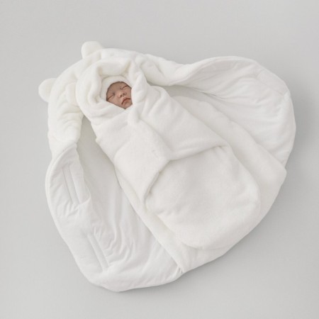 Set for discharge Winter Kinderlitto "Fluffy Bear", 5 items, height 56-62 cm, color milk-3