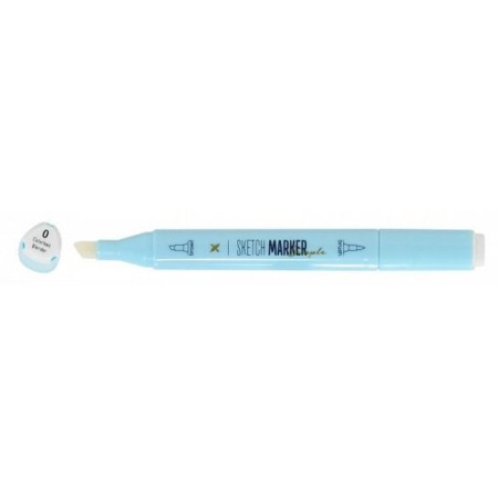 Lorex "Simple" art blender marker, bilateral, tip: brush (1.0 mm) and beveled (6.0 mm), alcohol-1
