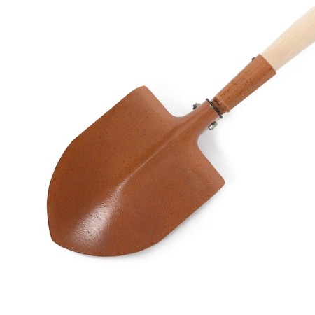 Shovel is tourist, folding, l = 63 cm, wooden stalk, LS-1-6
