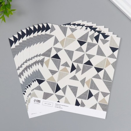 Scraping paper "Scandy" density 180 grams set 10 pcs 15.5x17 cm-1