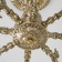 Caldera chandelier, 8x60W E27, bronze color