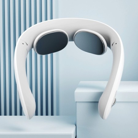 Jeeback Neck Massager G6, electric, 5 watts, 4 modes, from battery, white