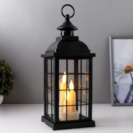 Nightmare "candles" LED batteries 3HAAA Black 13x13x38 cm-1