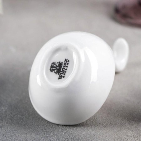 Porcelain dish for Wilmax snacks, 9 × 6 cm, white color-2