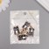 Decor for creativity metal, enamel "Black and white cat" 4x1.5 cm