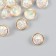 Button plastic for creativity "mother -of -pearl overflows" set of 10 pcs 1.2x1.2x0.8 cm