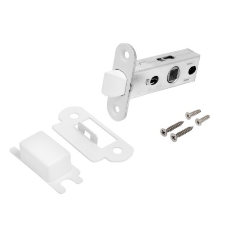 Libe of the gaga art L45-8-PR18 W, matte white color, oval. end. Bar 18 mm, b/handle