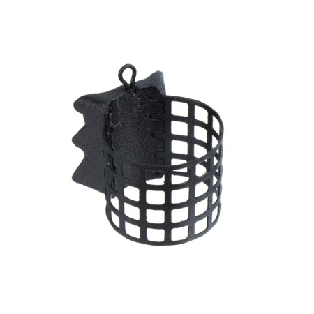 Metal hand-feeder X-Feeder Me Alligator M Perfo, Matt Black, 60 g, 28 ml