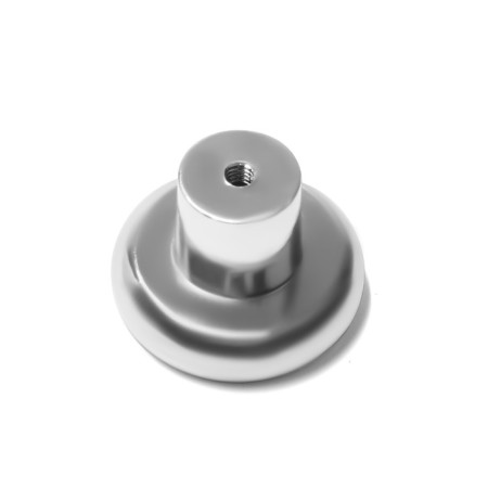 Handle button tundra RK101, color chrome with black insert-5