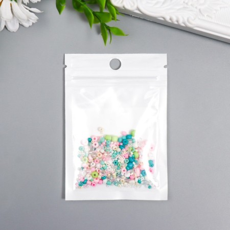 Glass beads 6/0-15/0 "Assorted ice cream" d = 1.5-4 mm, nr 10gr-2