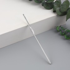 Крючок для вязания, железный, d = 2 мм, 12,5 см