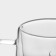 A set of glass mugs with double walls Magistro "Coffee", 200 ml, 13 × 9.5 × 8 cm, 2 pcs