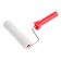Roller crowbar, foam rubber, 180 mm, handle d = 6 mm, d = 16 mm, 2 spare fur coats