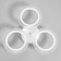 The chandelier is LED DIM. RIFlesso DU 3 modes 42W white Ø43.5x7.5cm Ritter