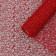 Flower packaging "Pautinka with glitter" red, 48 cm x 4.5 m