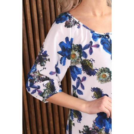 Female blouse, size 42, white color-6