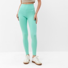Leggings Sports Women's Minaku color light green, size 44