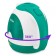 Electric KitFort KT-6607-2 kettle, 1 l, 1300 W, white-green