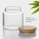 Glass Bank for bulk products with bamboo lid Bellatenero "Eco", 550 ml, 10 × 10.5 cm