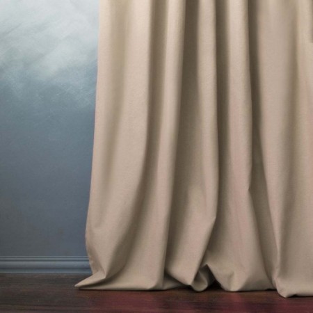 A set of curtains with Billy catching, size 170x270 cm, gray-beige color, 2 pcs-1
