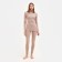 Women's thermal underwear (longshit, leggings) minku beige color, river 48