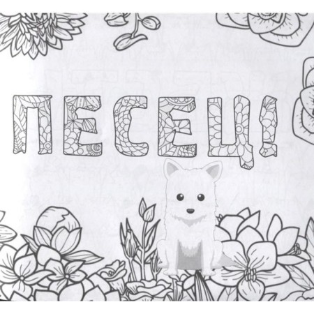 How everything was sophisticated! Antistress coloring for adults-1