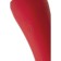 Bilateral vibro -massager Black & Red by Toyfa, Silicon, Red, 21 cm