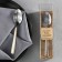 A teaspoon spoon with an engraving "Best Dad", in a gift box, 3 x 14 cm.