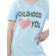 Children's dress Childhood, height 98 cm, light blue color