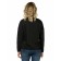 Women's sweatshirt, size XS, black color