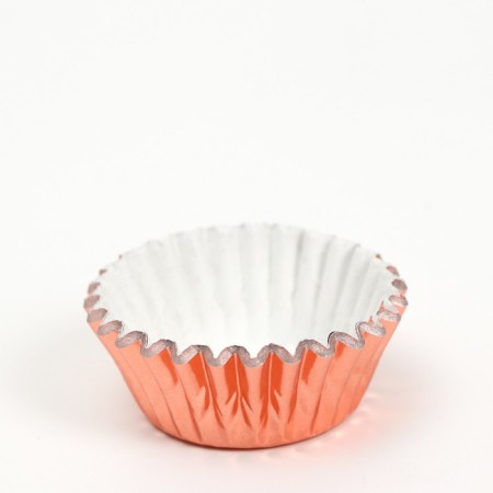 Baking shape round, 3.5 x 2 cm pink gold-1