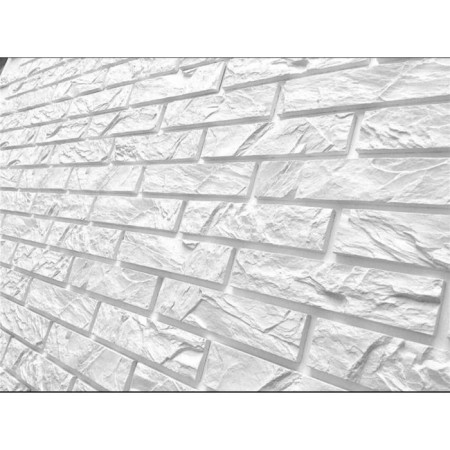 Gypsum tile "Cologne", white color, 0.81 kV m-2