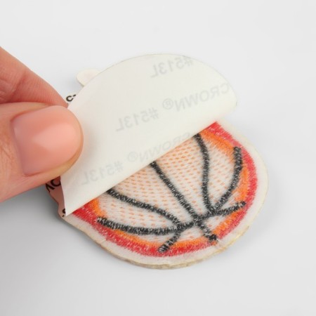 Glue patch for clothes, shoes, bags "basketball", 6 × 4 cm-2