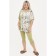 Female suit, size 60, light green color