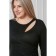 Female dress, size 60, black color