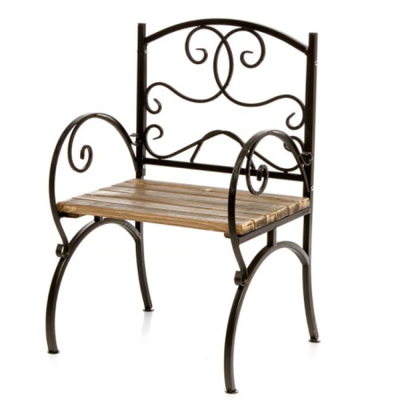 Garden chair with wood 881-53r