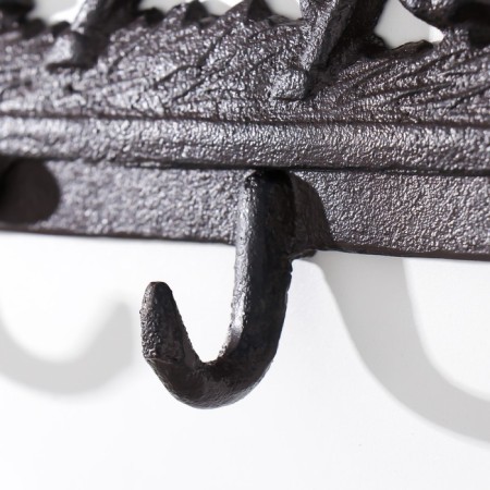 Decorative metal hooks "horses in the field" 30x4x17.5 cm-2