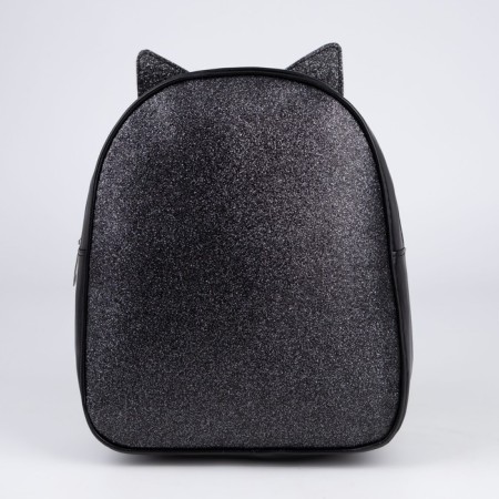 Baby backpack for girls with sparkles "cat", removable elements, 27x23x10 cm-3