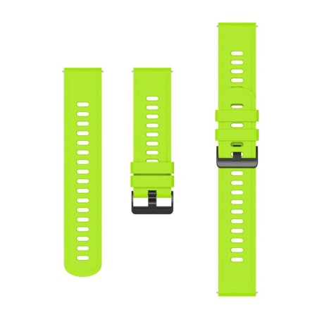 Smart hours strap, 22 mm, silicone, light green-2