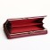 Women's wallet on a magnet, burgundy color