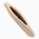 Vase for flowers decorative "Liszt", beige, 19.5 x 20.7 x 3 cm