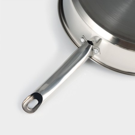 Poster - stainless steel "Great" with a heat distribution layer, D = 18 cm, 1.5 l, induction-4